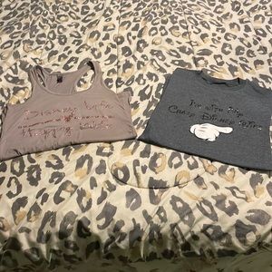 Couples shirts for Disney! Women’s small Men’s M/L